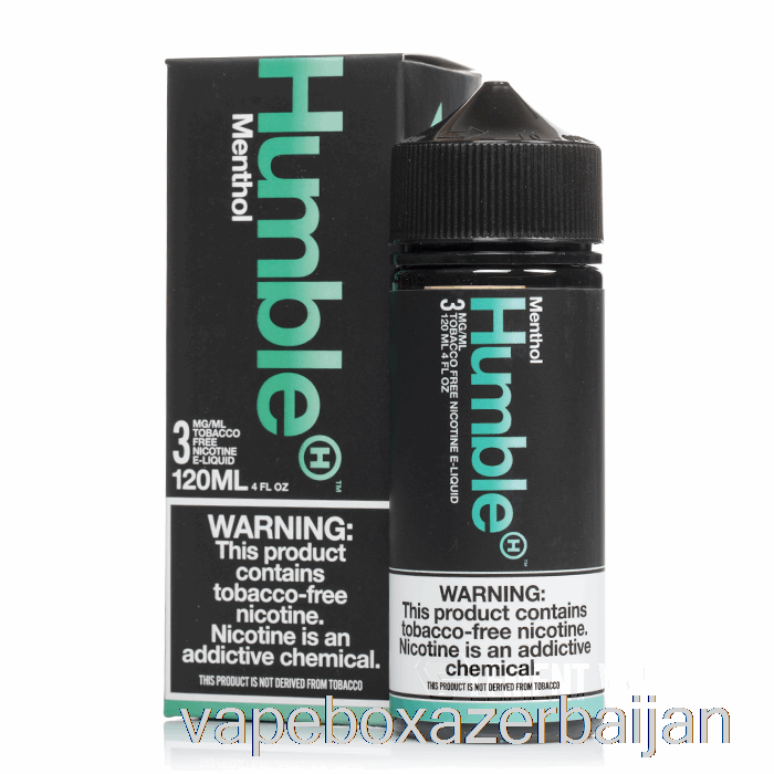 E-Juice Vape Menthol - Humble Juice Co. - 120mL 0mg